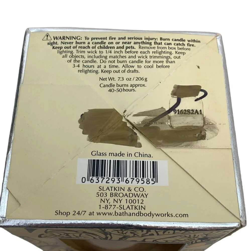 SLATKIN & CO. CANDLE Rare Ginger Vanilla Scent Perfect Autumn Bath & Body Works